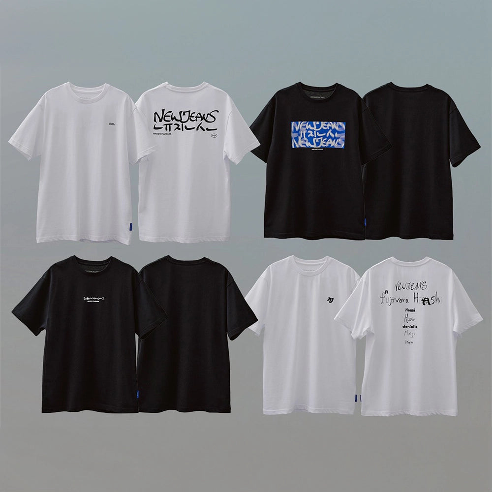 NewJeans [Supernatural Pop Up] NJ X Hiroshi Fujiwara COLLER T-Shirt