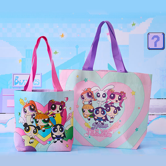 NewJeans [WELCOME TO THE POWERPUFF GIRLS X NJ's ROOM] Reusable Bag