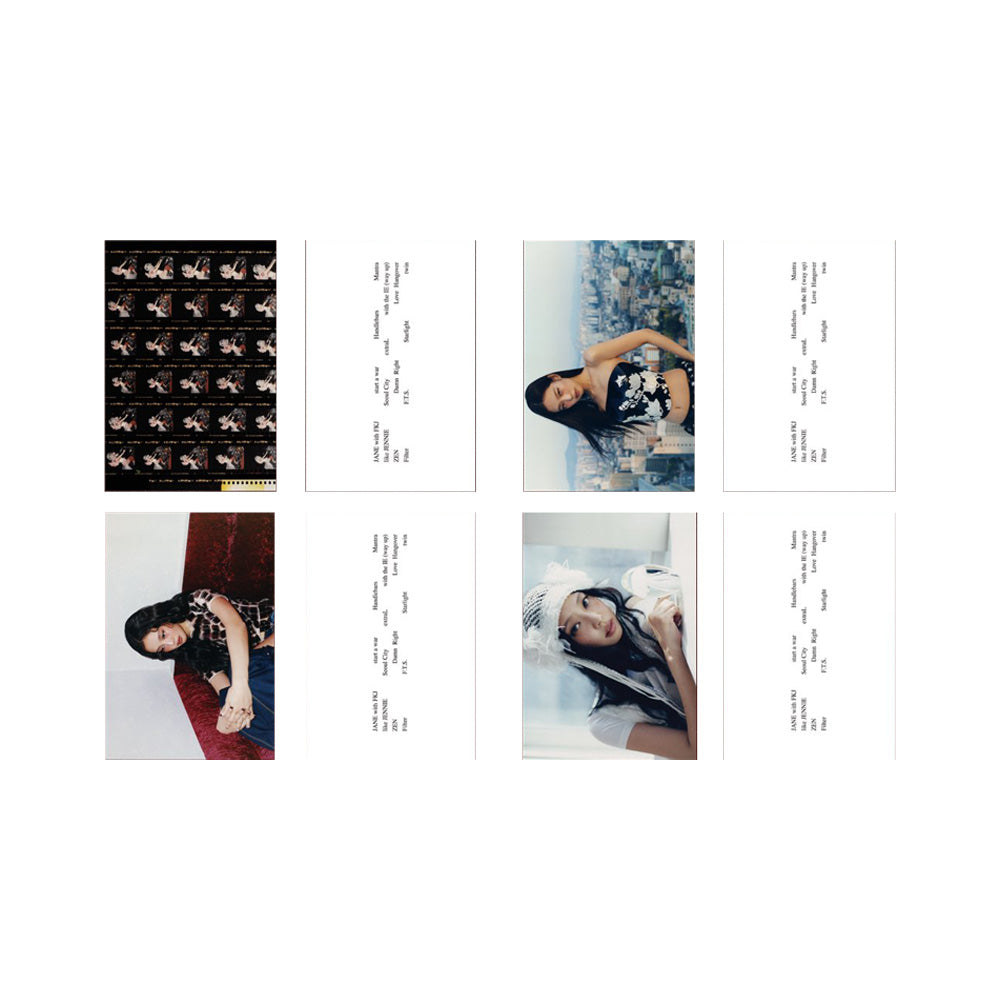 BLACKPINK JENNIE [A YEAR IN RUBY] Postcard