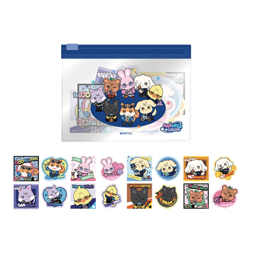 ATEEZ [ANITEEZ in COLOR] Flake Sticker Set