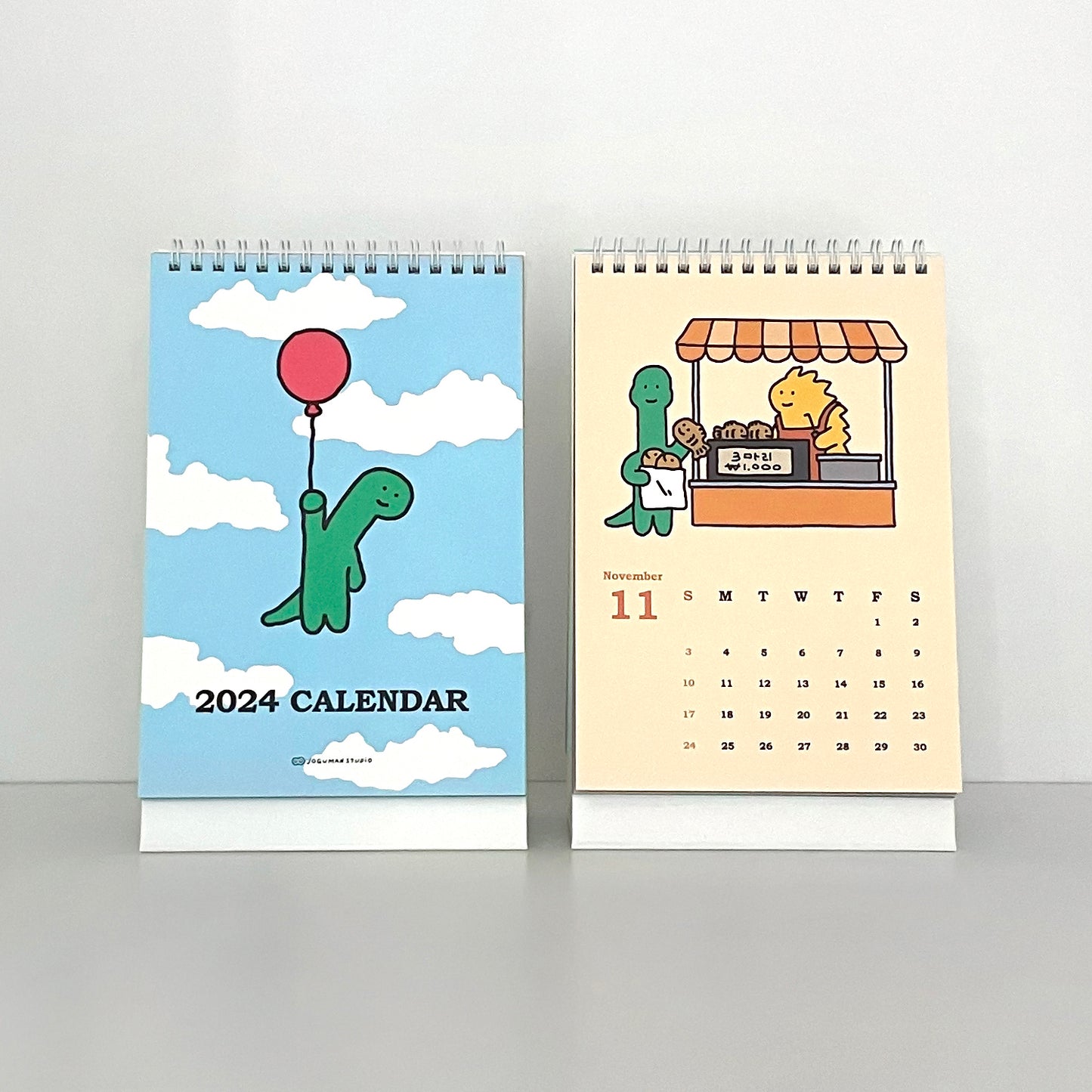 JOGUMAN 2024 Desk Calendar