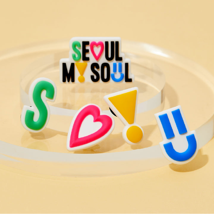 Korea Slogan [Seoul My Soul] Shoe Parts Set