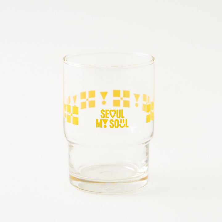 Korea Slogan [Seoul My Soul] Glass Cup