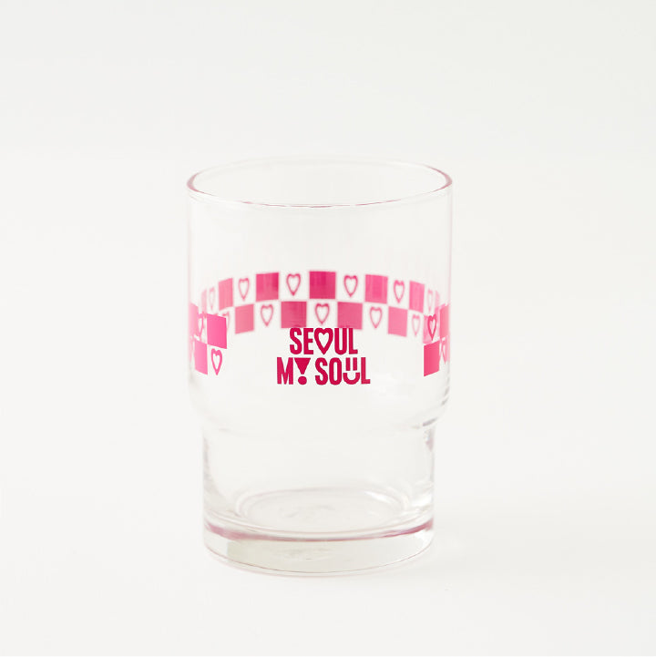 Korea Slogan [Seoul My Soul] Glass Cup