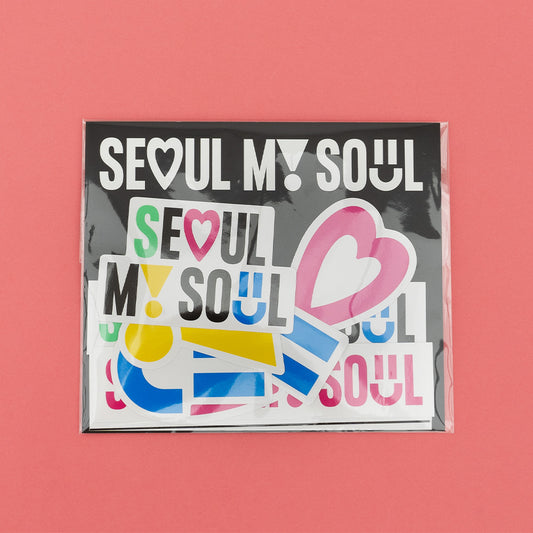 Korea Slogan [Seoul My Soul] Removable Sticker