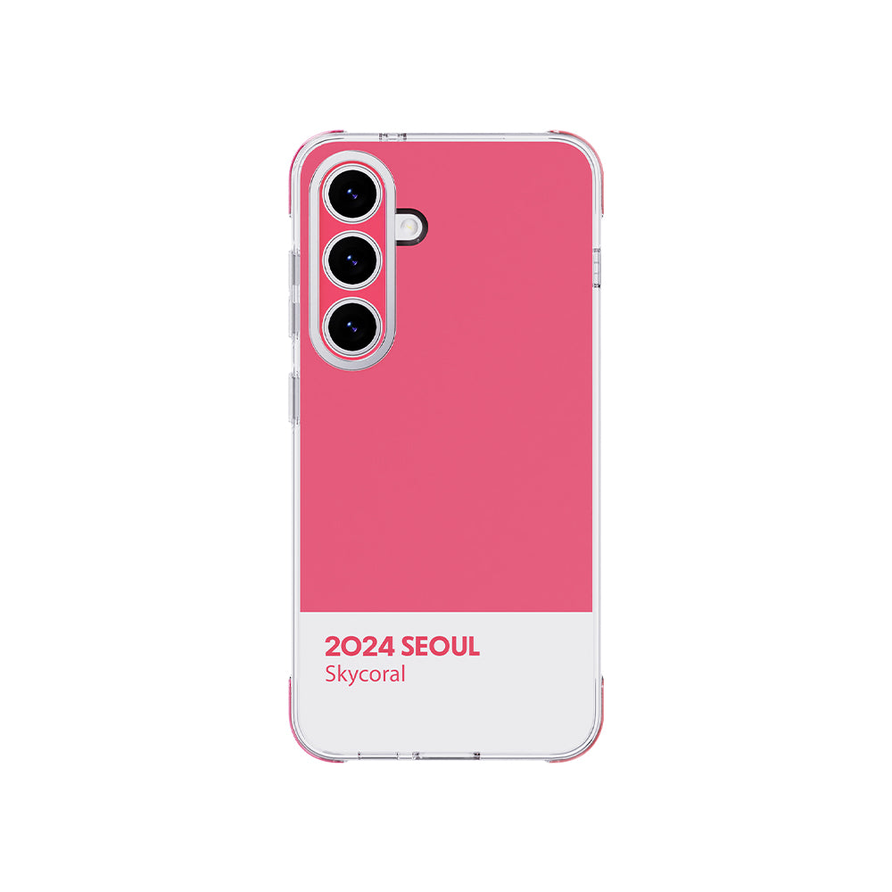 Korea [2024 Seoul Colour] Sky Coral Galaxy S24 Phone Case