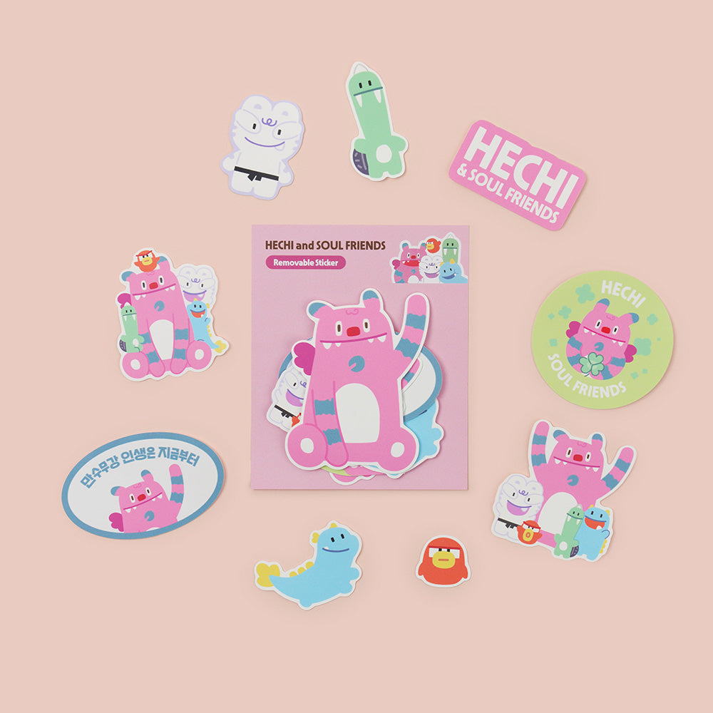 Korea [Seoul My Soul] Hechi & Soul Friends Removable Sticker – KPOP2U_Unnie