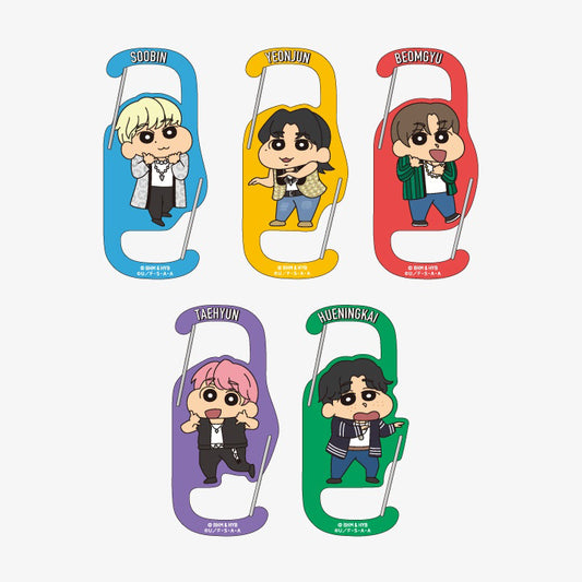 TXT X Crayon Shinchan Twin Carabiner Holder