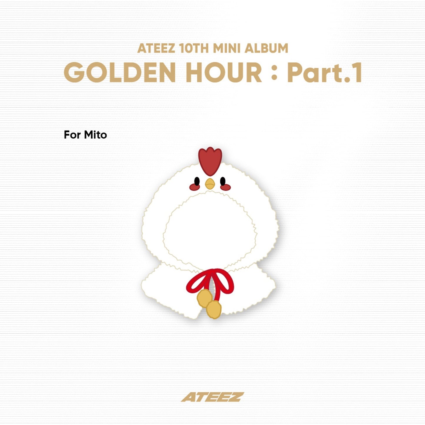 ATEEZ [GOLDEN HOUR : Part.1 MD] Mito Cock-A-Doodle Hoodie