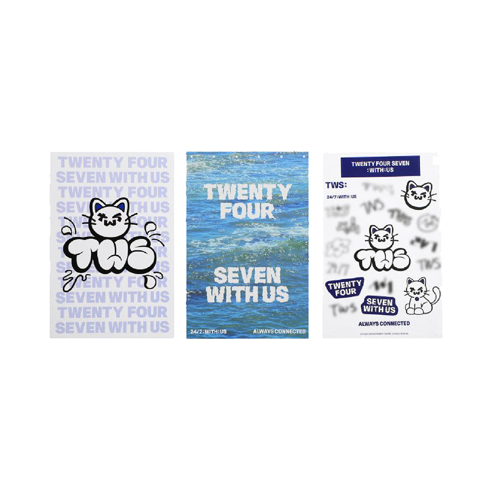 TWS [TWS: THE MUSEUM VISITOR] Postcard & Sticker Pack – KPOP2U_Unnie