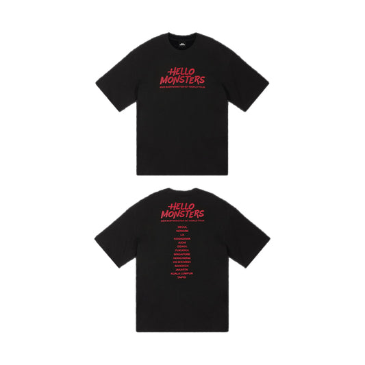 BABYMONSTER [2025 HELLO MONSTERS in Asia] Logo Tour T-Shirt
