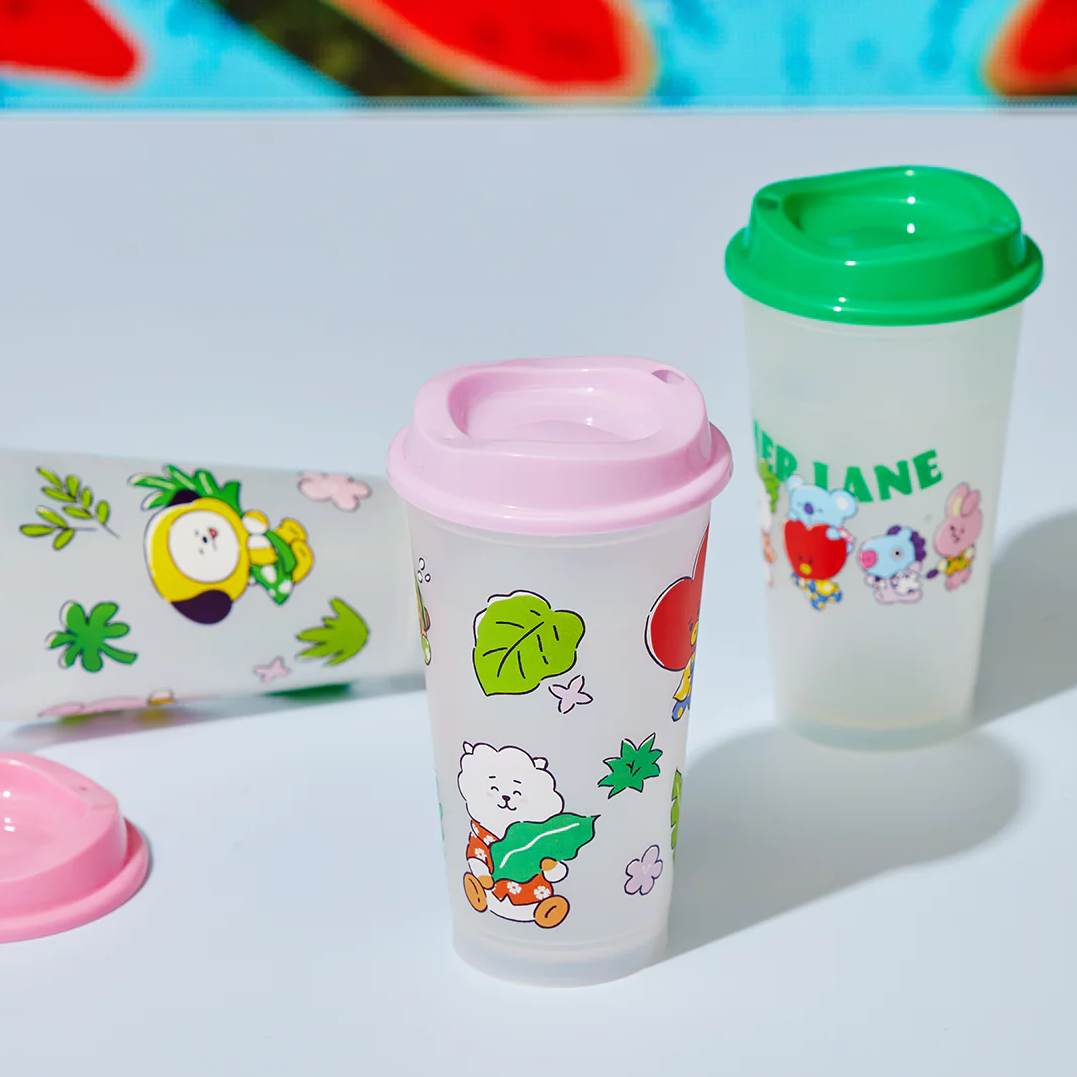 BT21 [Summer Lane Edition] Reusable Cup Set (473ml)