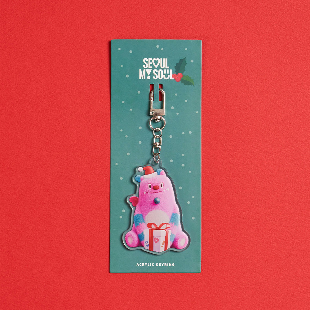 Korea [Seoul My Soul] Hechi & Soul Friends Hechi Christmas Acrylic Keyring