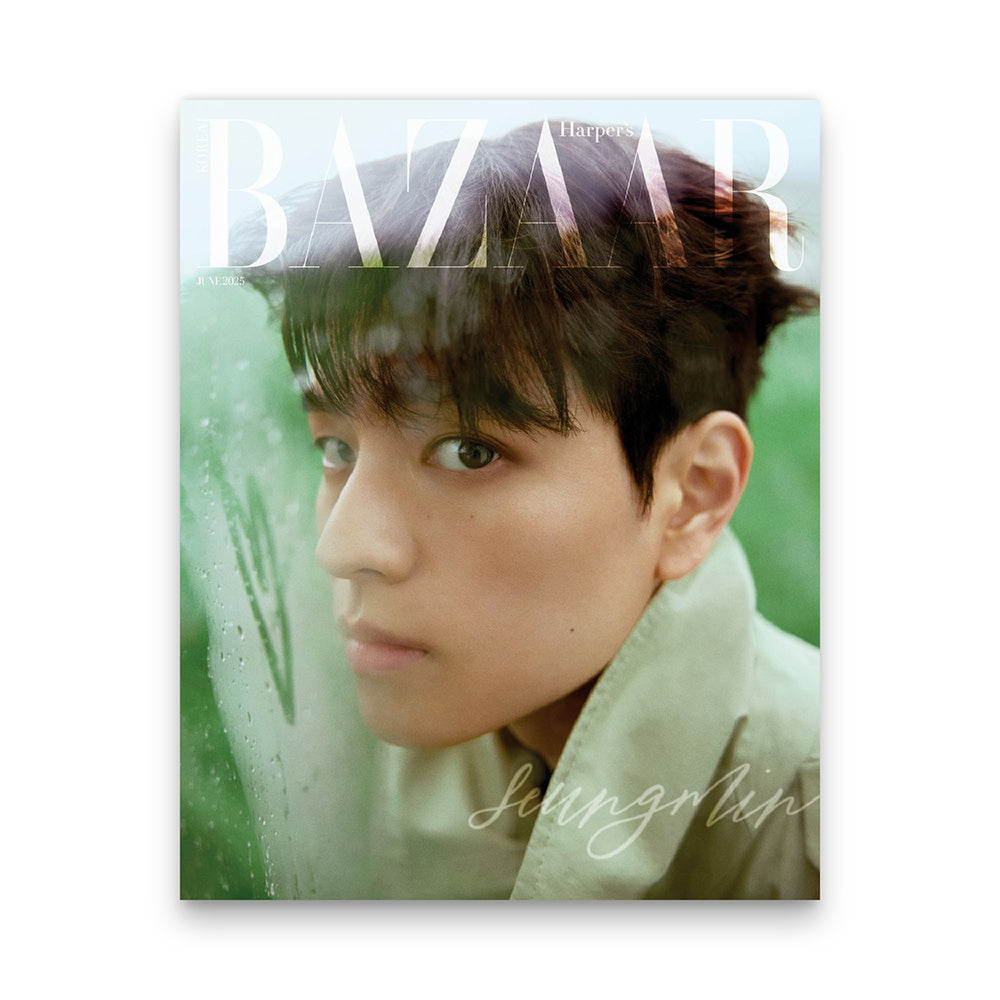 BAZAAR Korea June 2025 : STRAY KIDS Seungmin Cover (Postcard Included)