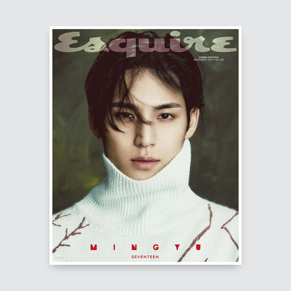 ESQUIRE Korea Magazine December 2024 : SVT MINGYU Cover