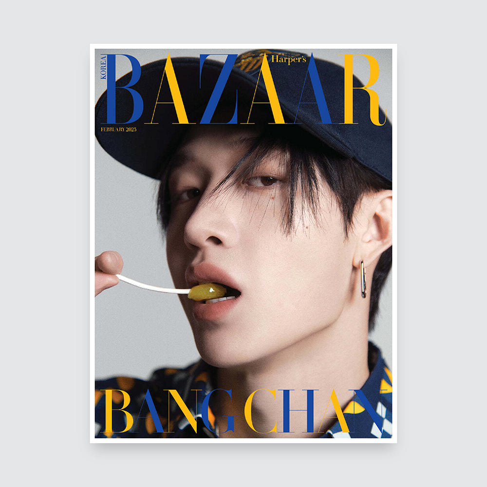 BAZAAR Korea Magazine February 2025 : STRAY KIDS BANGCHAN Cover