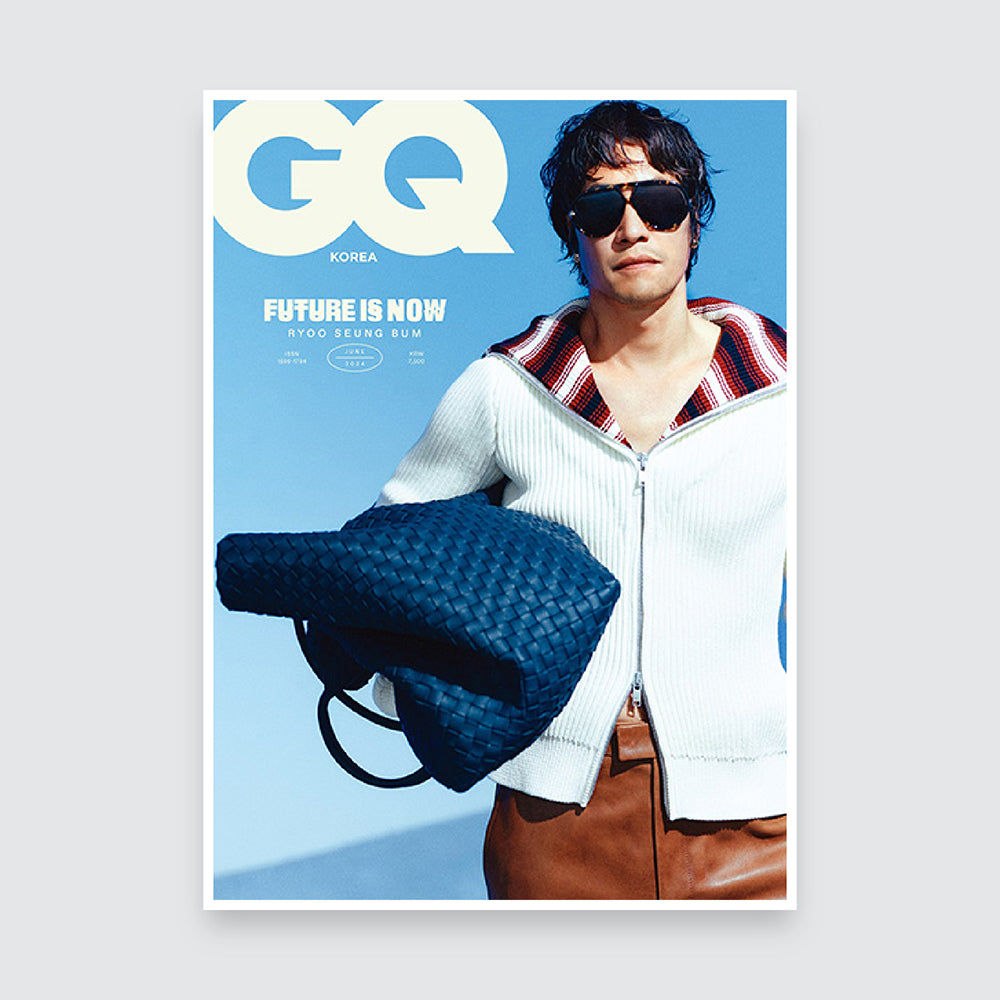 GQ Korea Magazine June 2024 : RYOO SEUNG BUM Cover