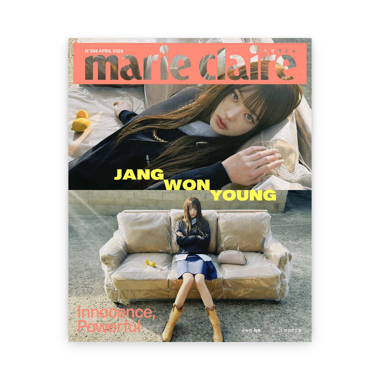 marie claire Korea April 2026: JANG WONYOUNG