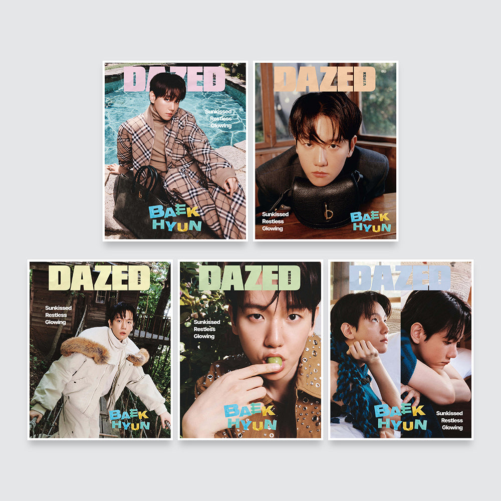 Dazed & Confused Korea Magazine July 2024 : BAEKHYUN / BIBI Cover