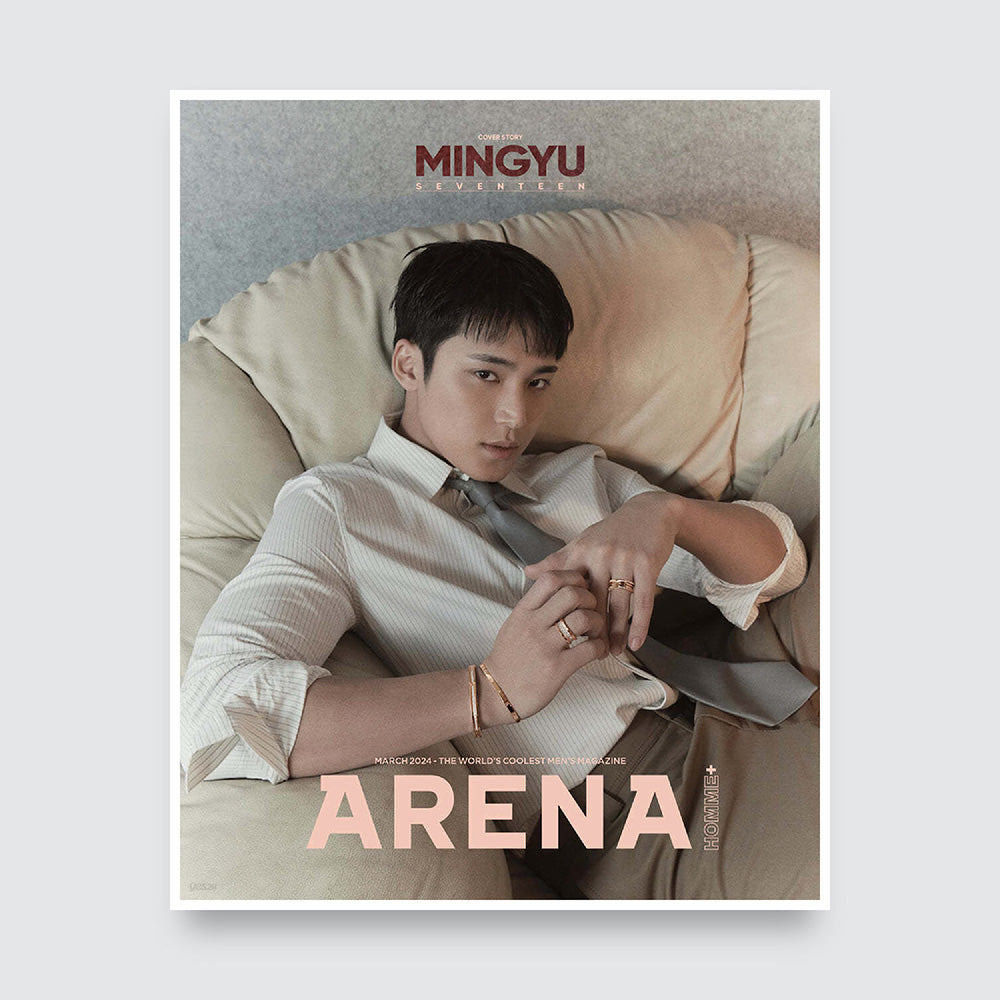 ARENA HOMME+ Korea Magazine March 2024 : SVT Mingyu Cover