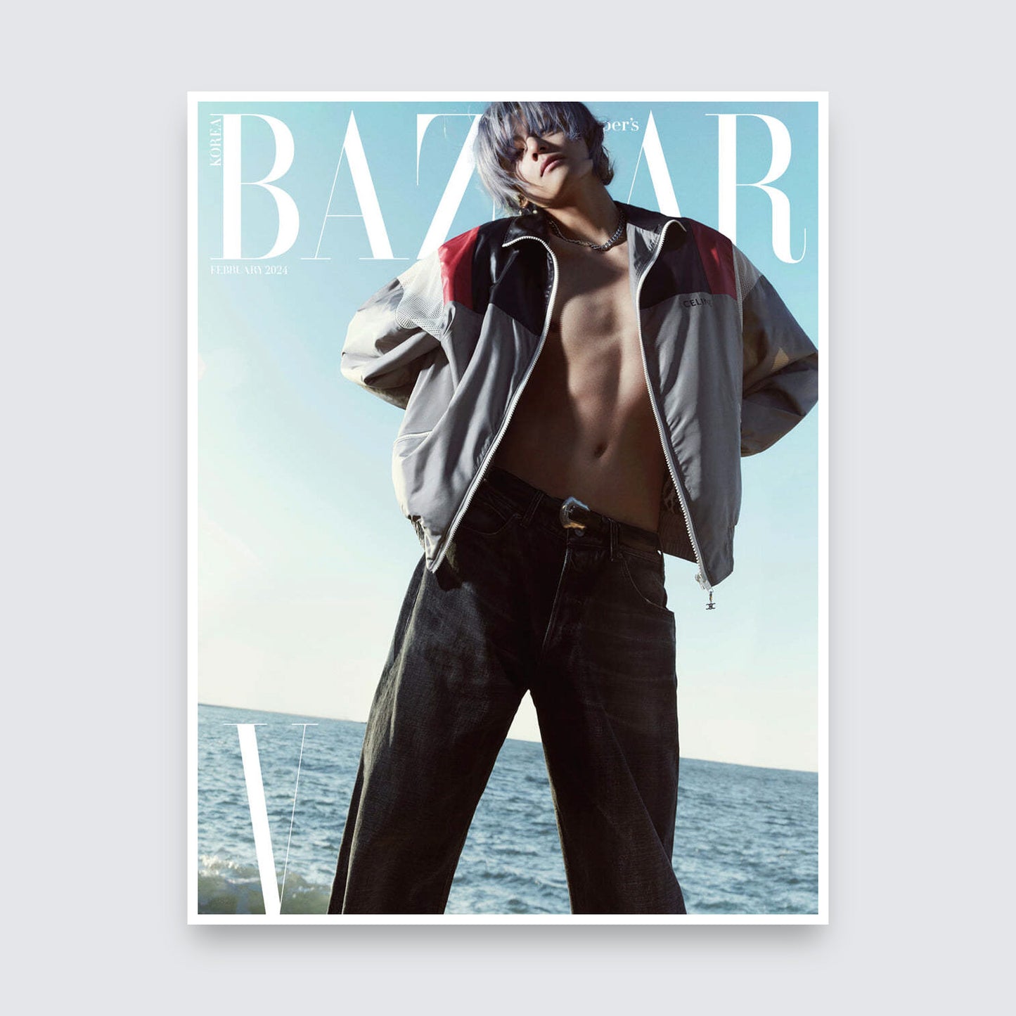 BAZAAR Korea Magazine February 2024 : BTS V Cover