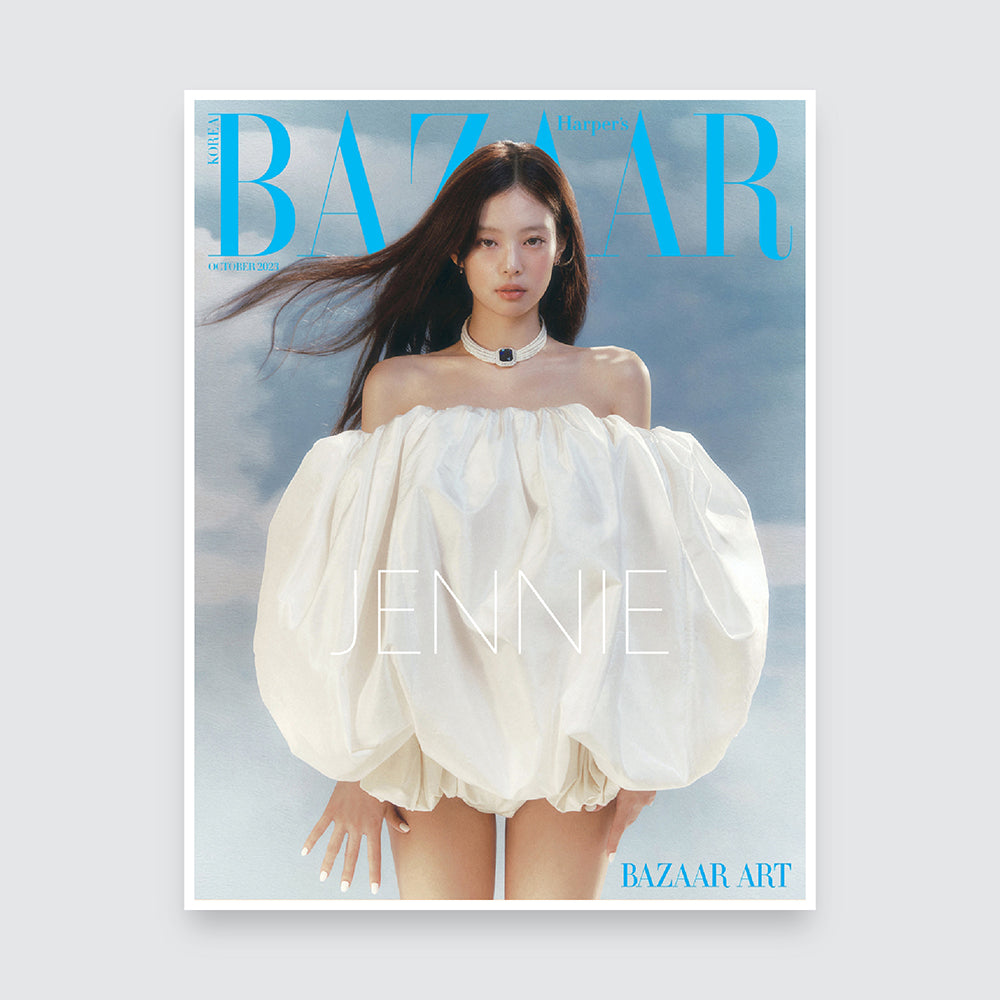 BAZAAR Korea Magazine October 2023 : BLACKPINK Jennie & NCT Jeno Cover