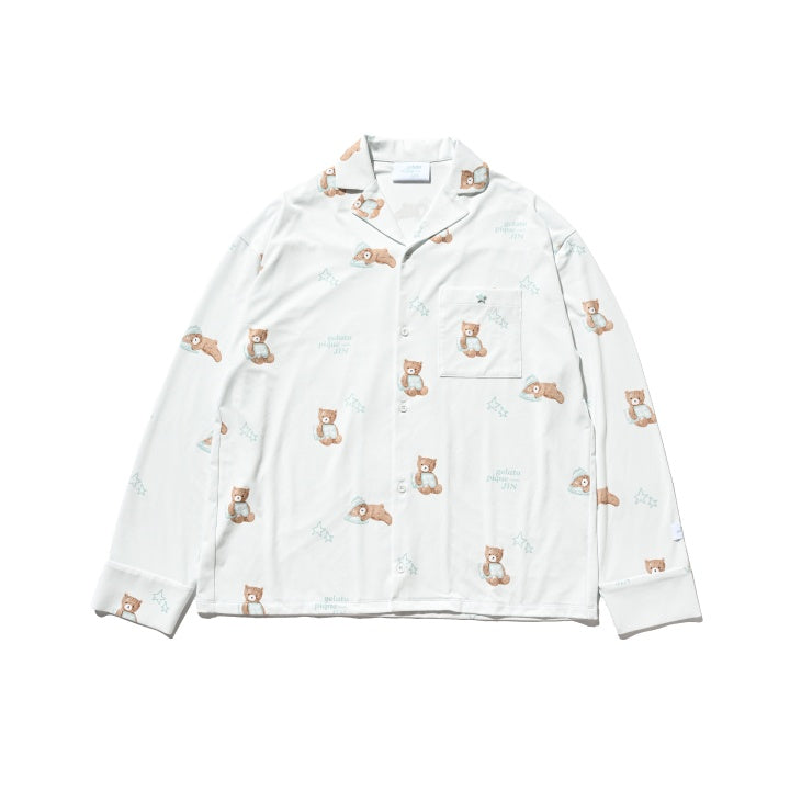 BTS JIN [gelato pique meets JIN] Bear Pattern Shirt