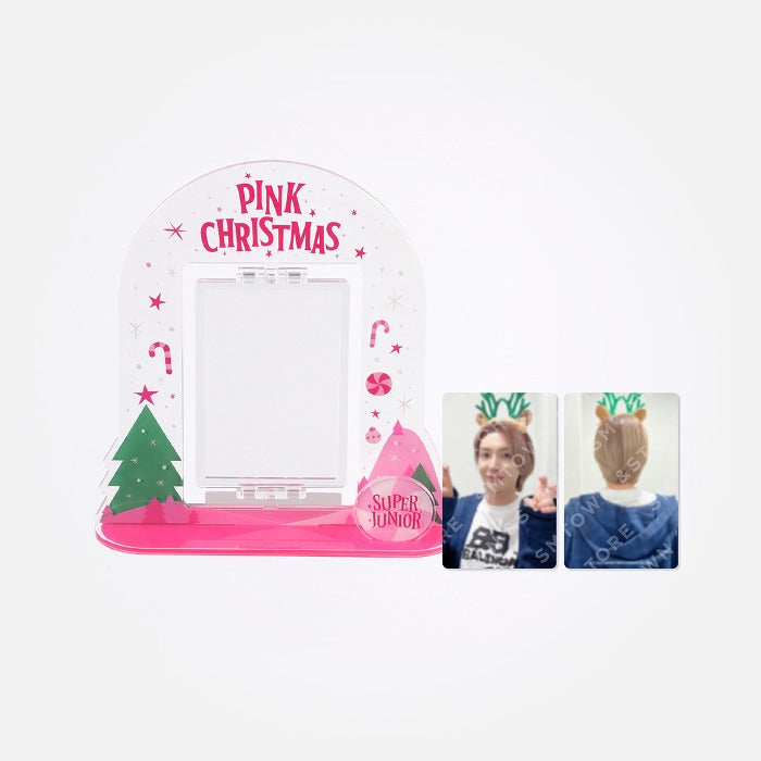 (Pre-Order) SUPER JUNIOR 2023 PINK CHRISTMAS Acrylic Turning Stand Set