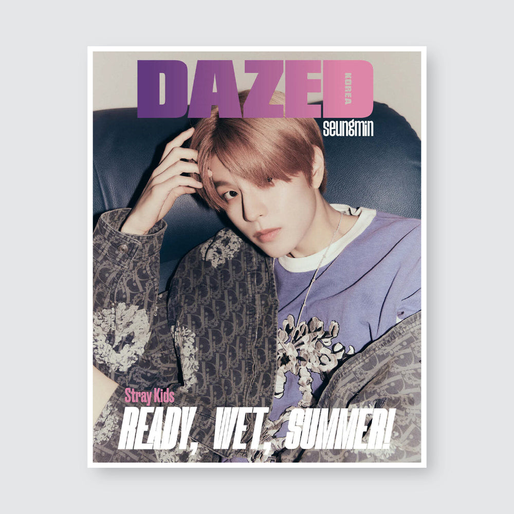 Dazed & Confused Korea Magazine July 2023 : Lee Know & Seungmin & I.N Cover