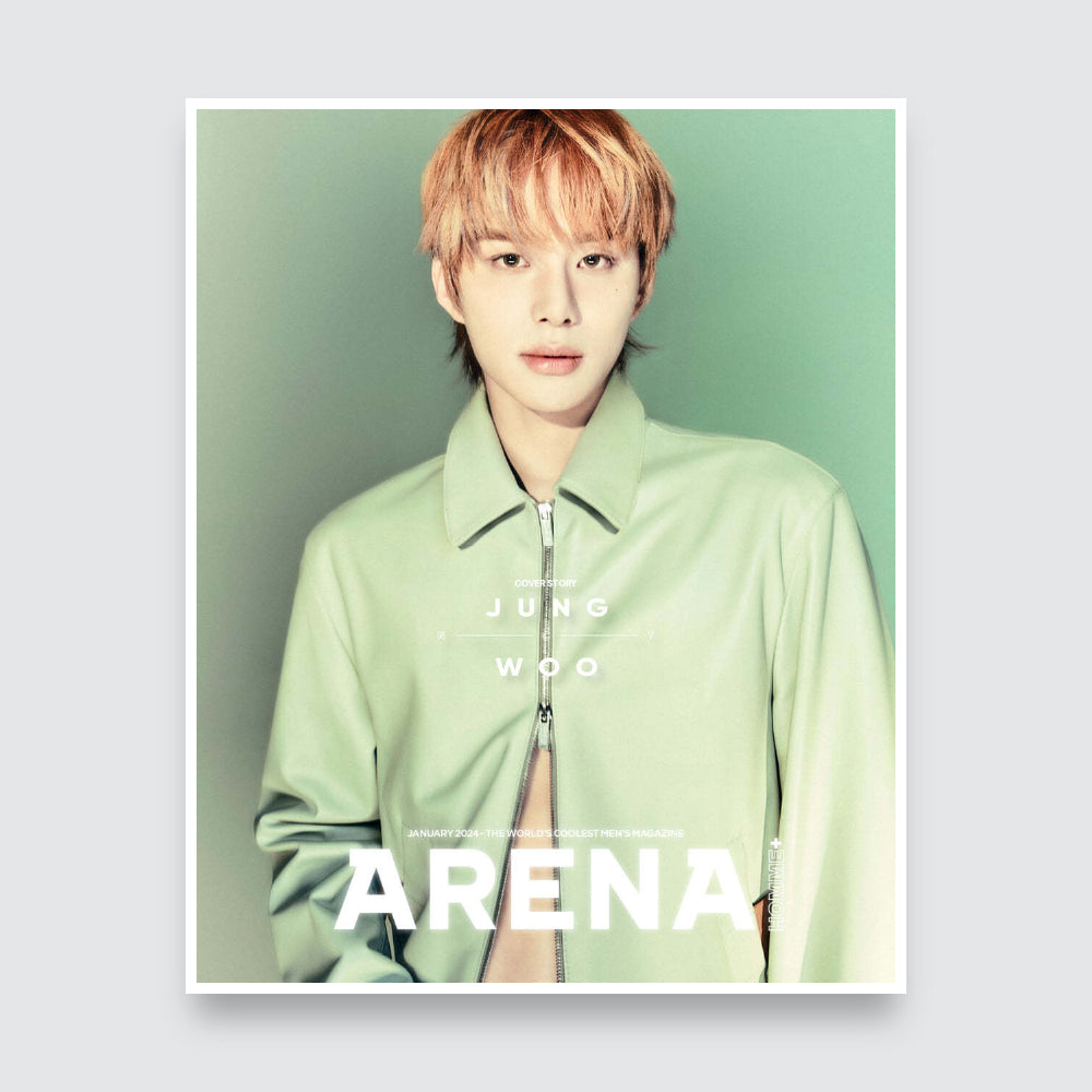 ARENA HOMME+ Korea Magazine January 2024 : NCT JungWoo Cover