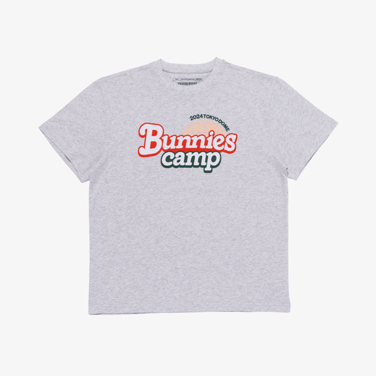 (Pre-Order) NewJeans [MURAKAMI BUNNIES CAMP] T-Shirt (Light Gray)