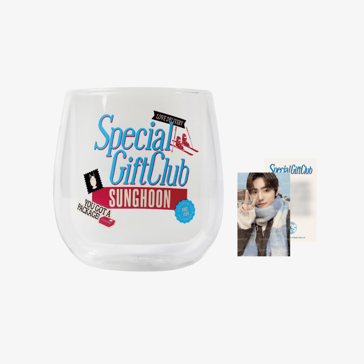 ENHYPEN [SUNGHOON Special Gift Club] Double Wall Glass Mug