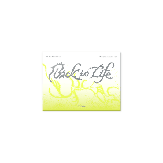 &TEAM KR 1st Mini Album : Back to Life (Weverse Albums ver)
