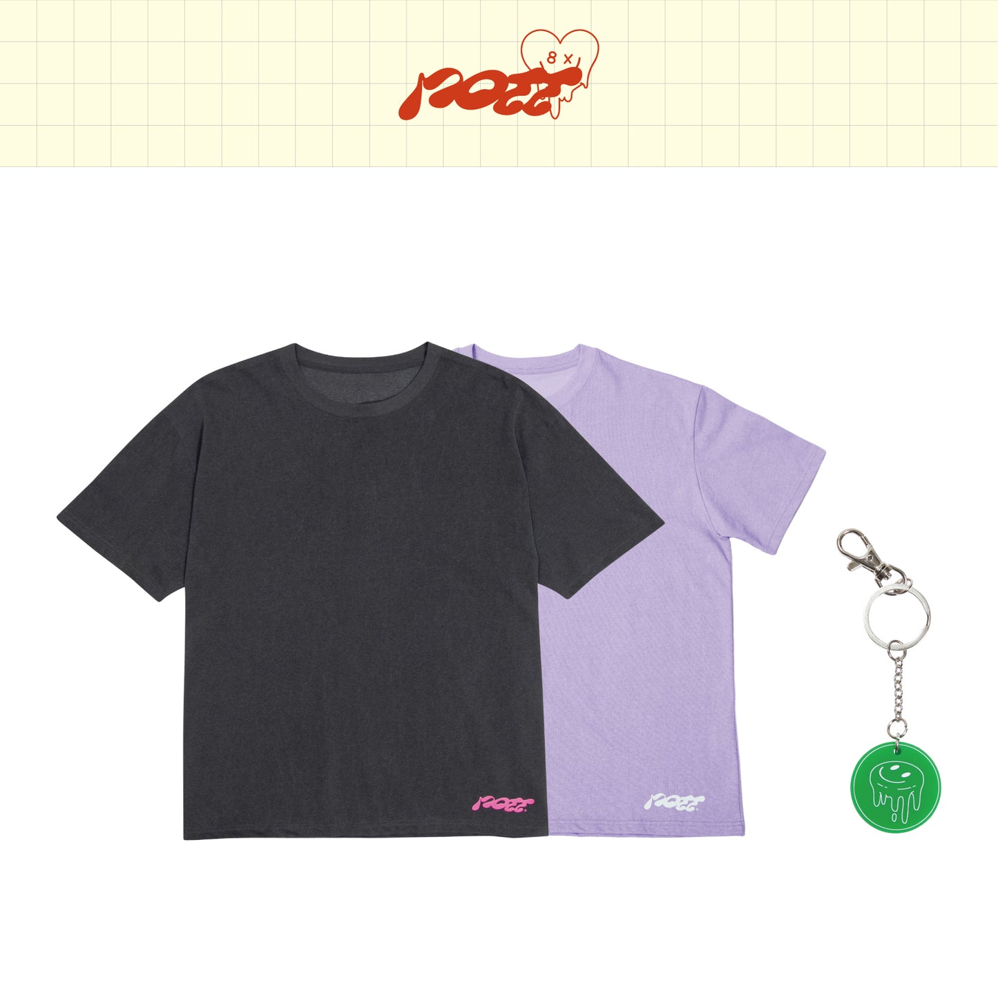 ATEEZ X POTT Pigment T-Shirt A Set