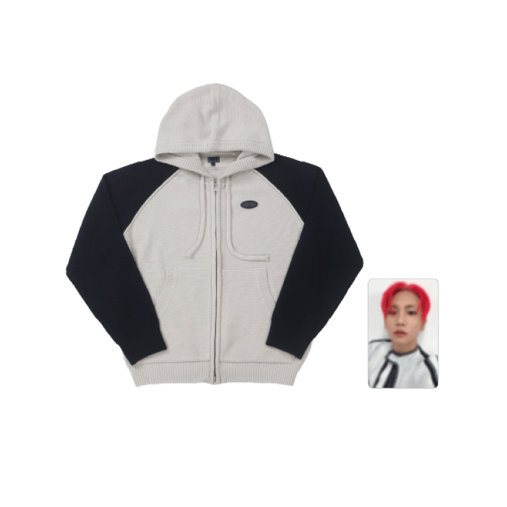 SHINee KEY [KEYLAND : Uncanny Valley] Knit Zip-Up Hoodie Set