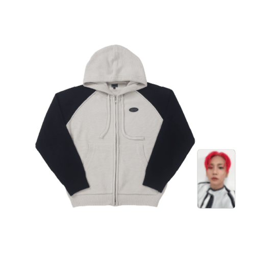 SHINee KEY [KEYLAND : Uncanny Valley] Knit Zip-Up Hoodie Set
