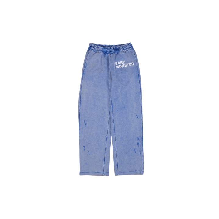 BABYMONSTER [1st World Tour: HELLO MONSTERS] 2-Way Sweatpants (Blue)