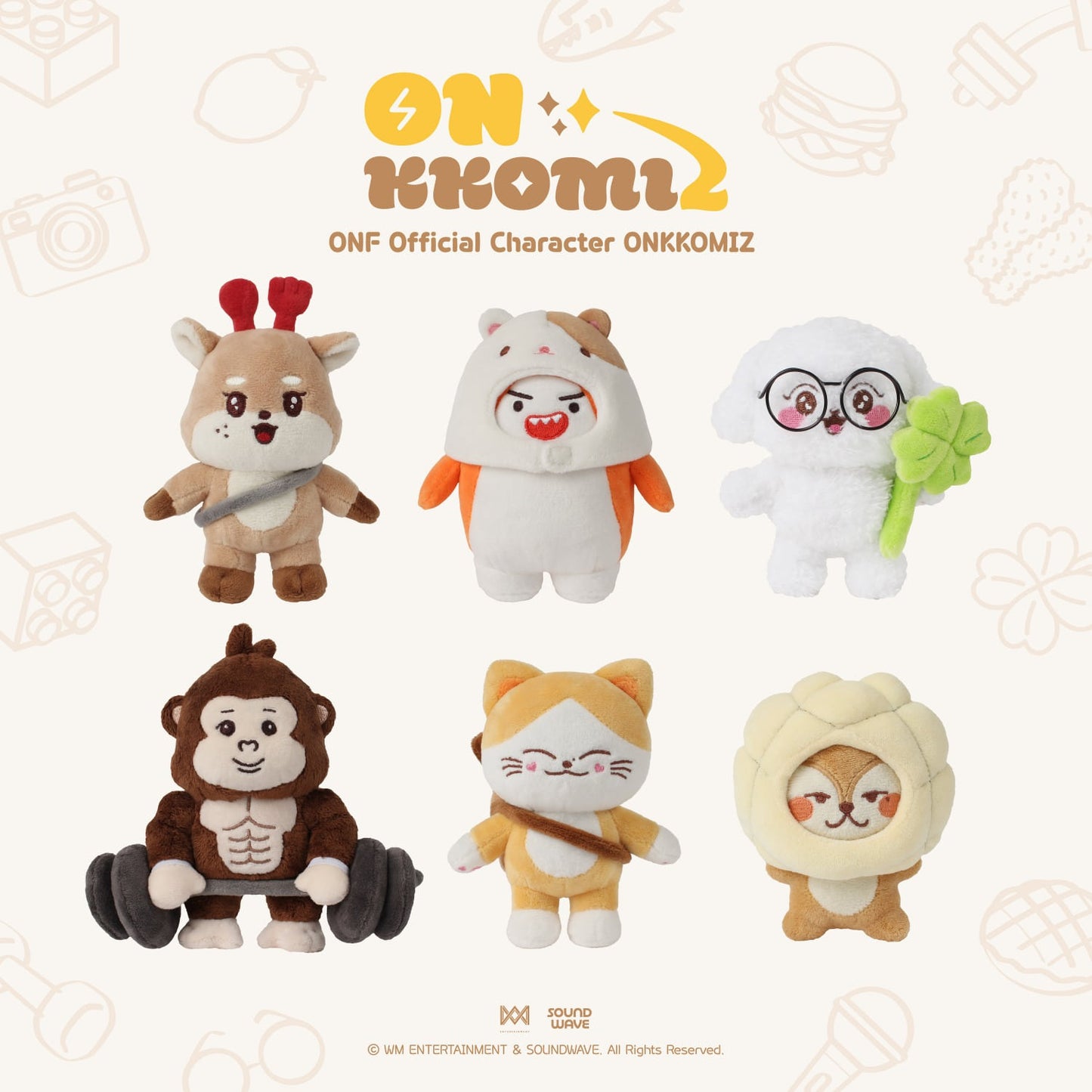 ONF [ONKKOMIZ] Plush Doll