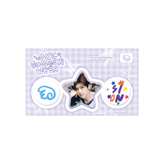 NCT WISH [ONE SUMMER WISH] Pin Button Set