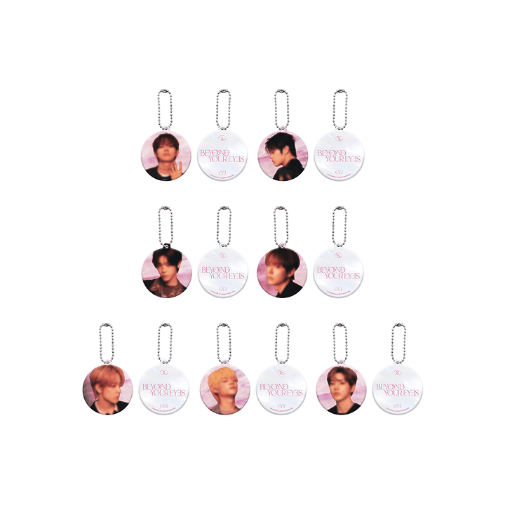 CLOSE YOUR EYES [BEYOND YOUR EYES] Reflector Keyring