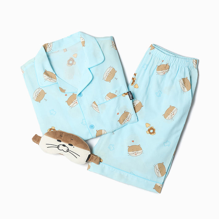 BOYNEXTDOOR [BBNEXDO ✕ SPAO] Short Pajama Set