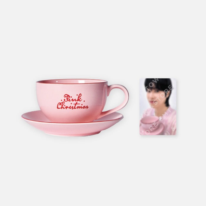 (Pre-Order) TVXQ! 2024 PINK CHRISTMAS Cup & Saucer Set