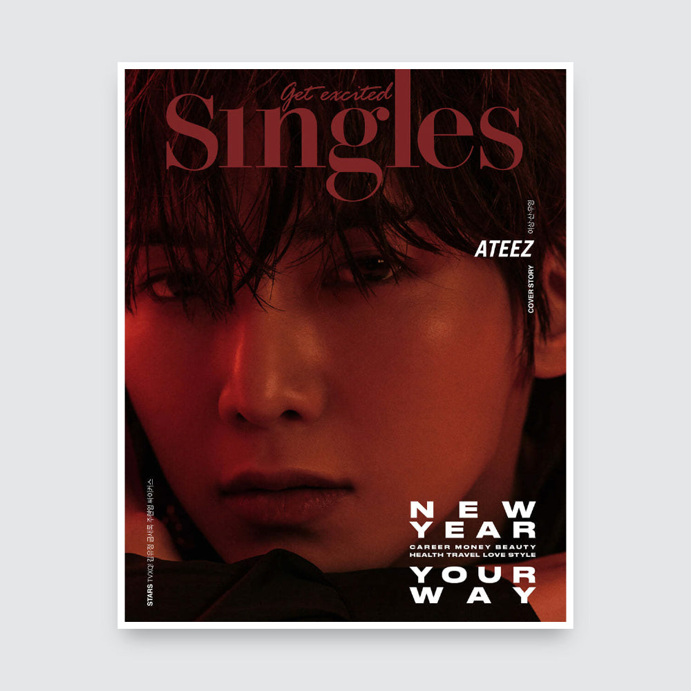 Singles Korea Magazine January 2024 : ATEEZ Cover