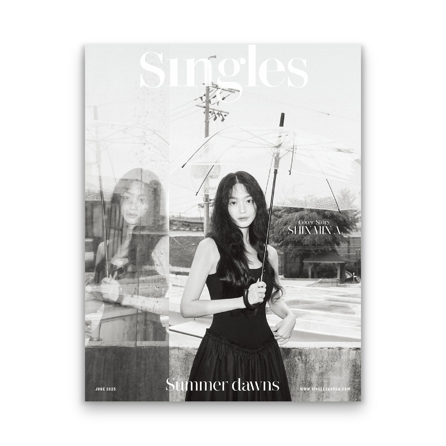 Singles Korea June 2025 : SHIN MIN A Cover