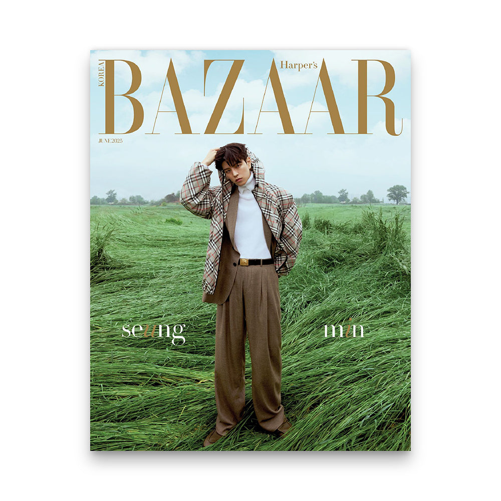 BAZAAR Korea June 2025 : STRAY KIDS Seungmin Cover (Postcard Included)