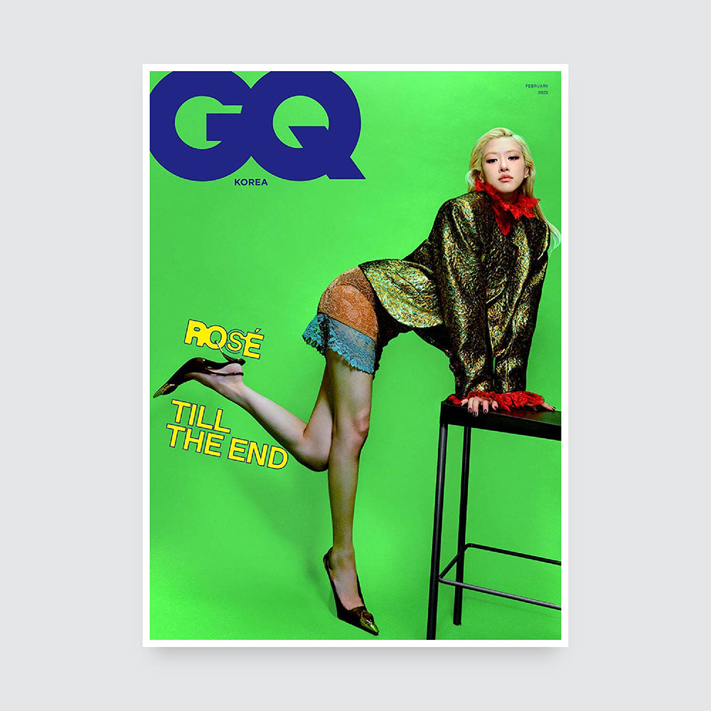 GQ Korea Magazine February 2025 : BLACKPINK ROSÉ Cover