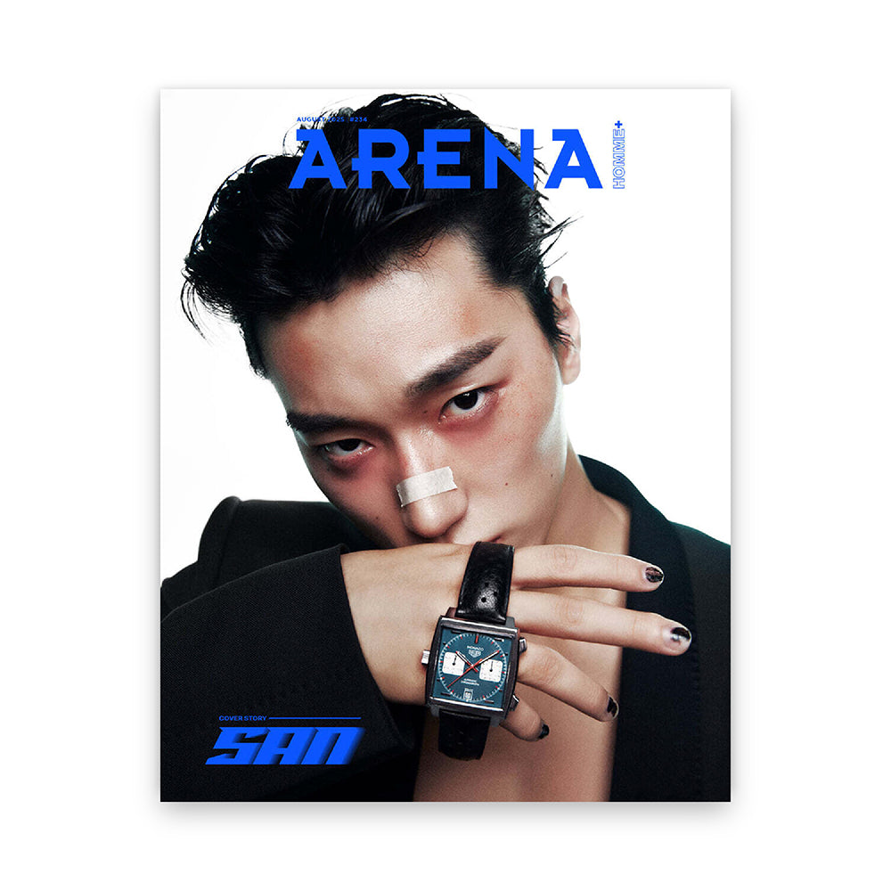 ARENA HOMME+ Korea August 2025 : ATEEZ SAN Cover