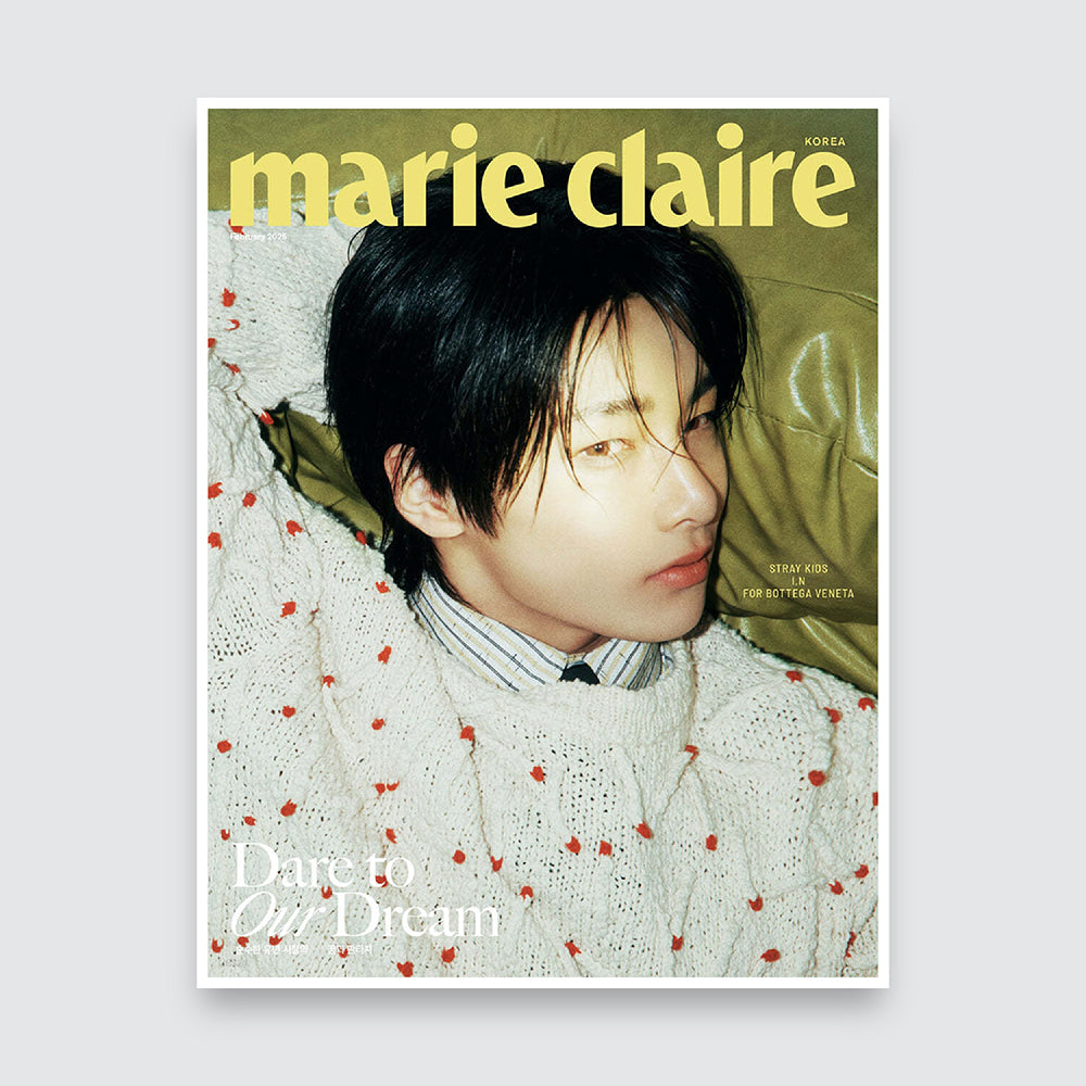 marie claire Korea Magazine February 2025 : STRAY KIDS I.N Cover