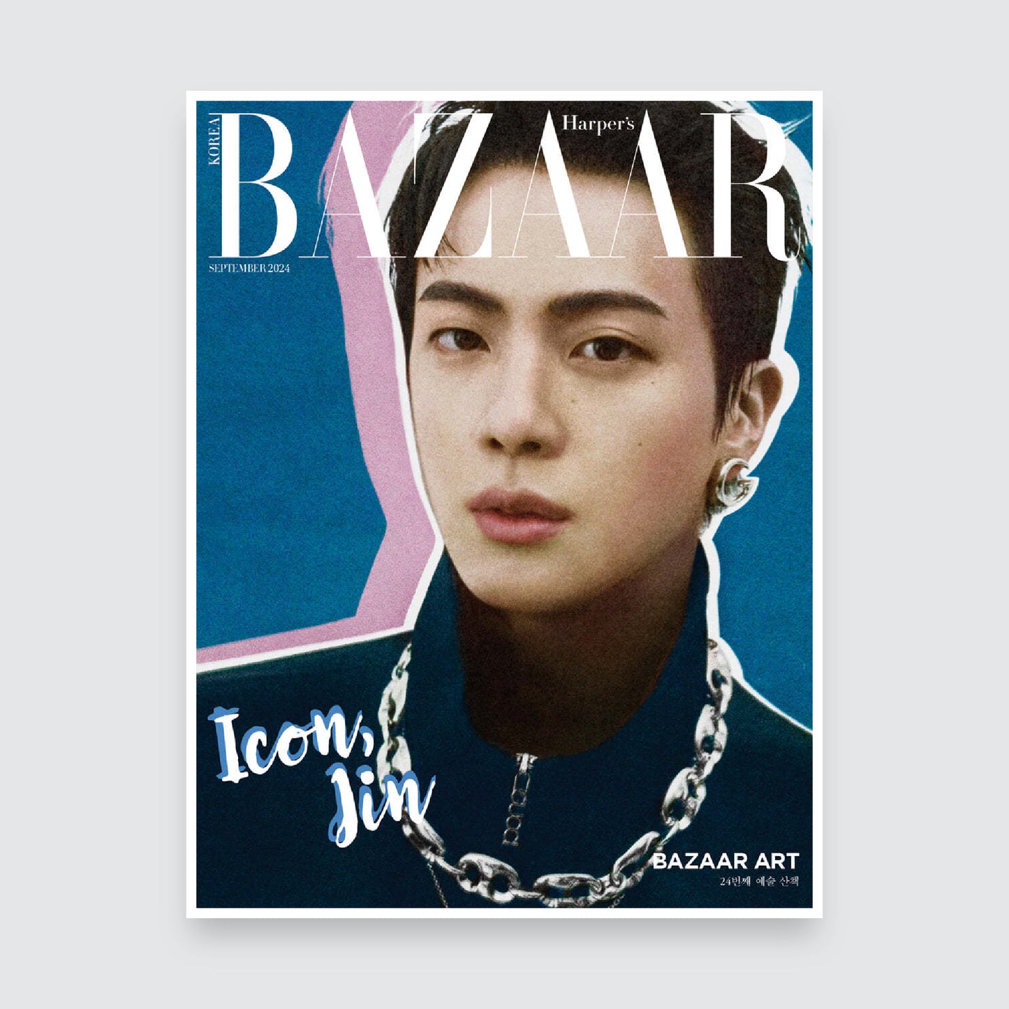 BAZAAR Korea Magazine September 2024 : BTS JIN Cover