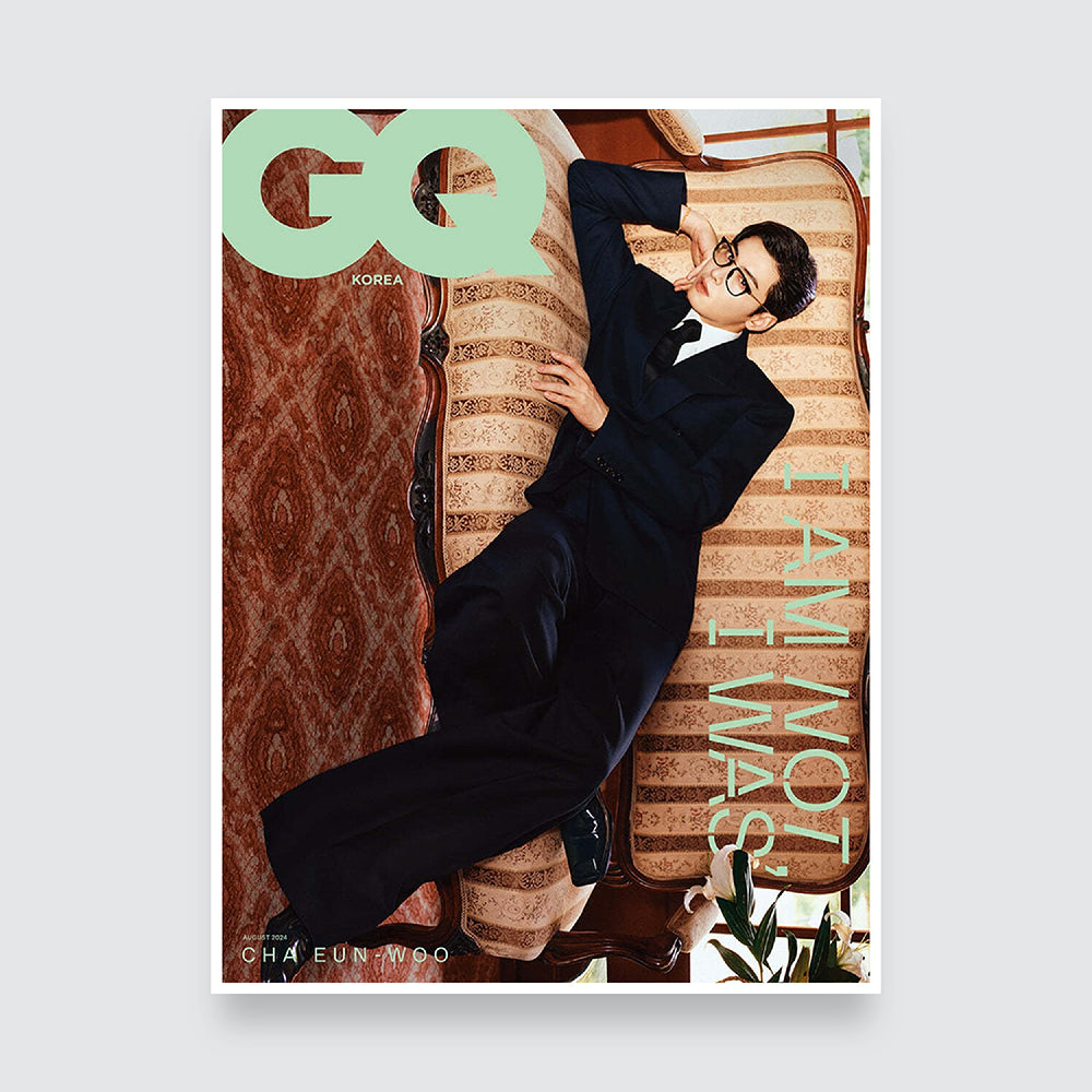 GQ Korea Magazine August 2024 : ASTRO CHA EUN-WOO Cover